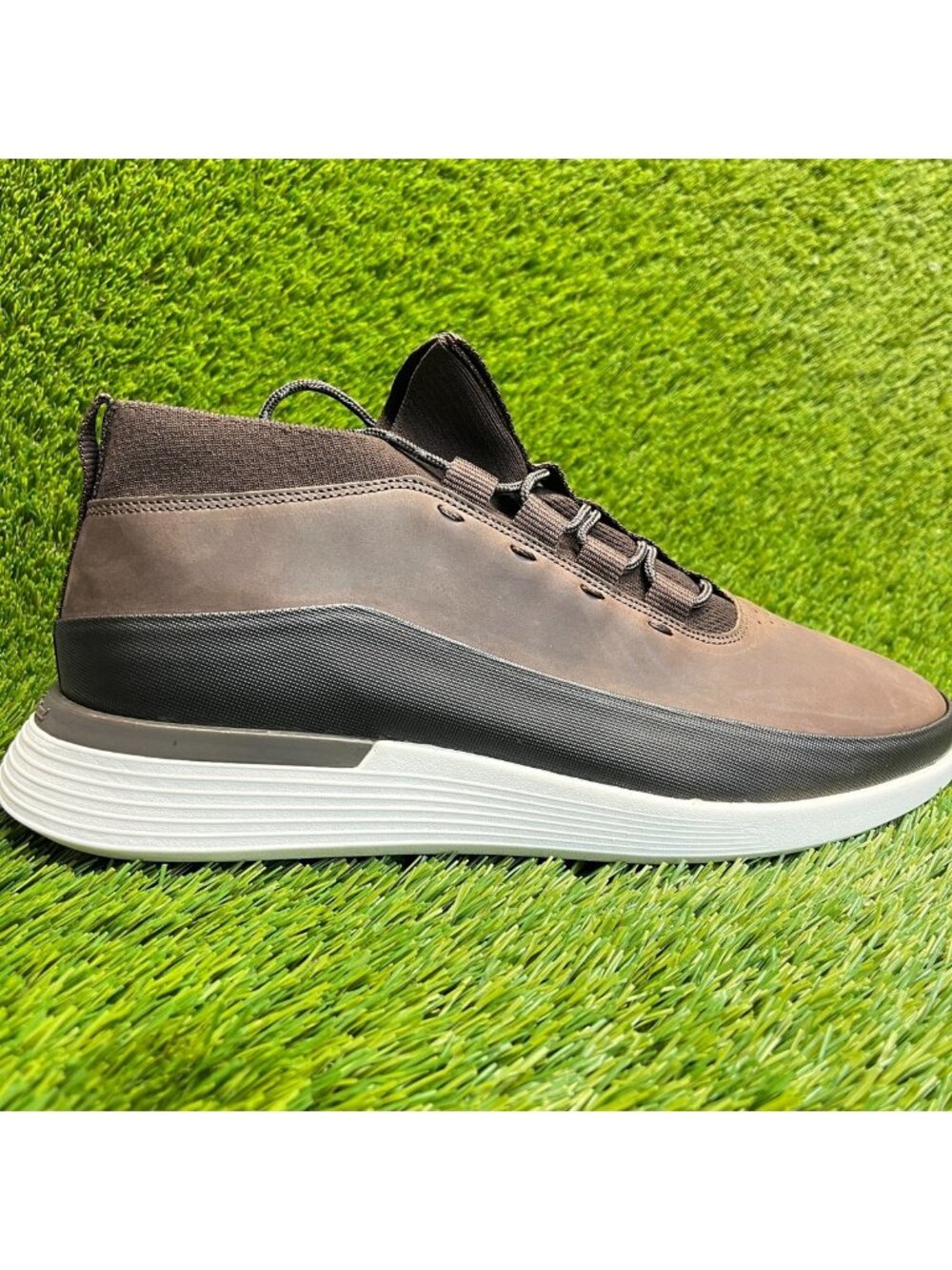 Wolf & Shepherd Crossover Mid WTZ Mens Size 12 Brown White Casual Lace Up Shoes